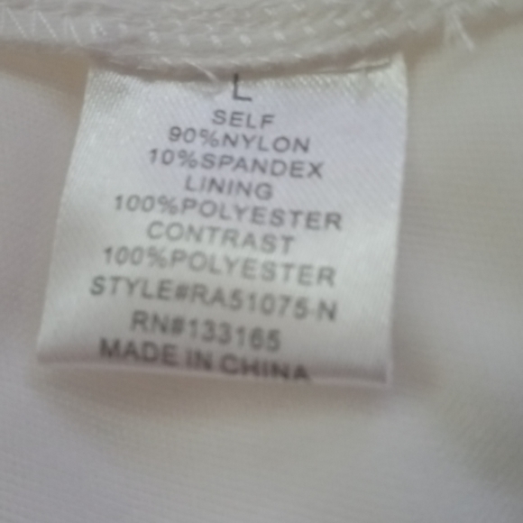 NWT Francesca’s Collections White Lace/White Dress - Picture 8 of 9